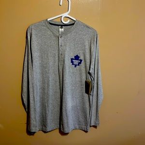 Grey long sleeve shirt Toronto Maple Leafs size medium
